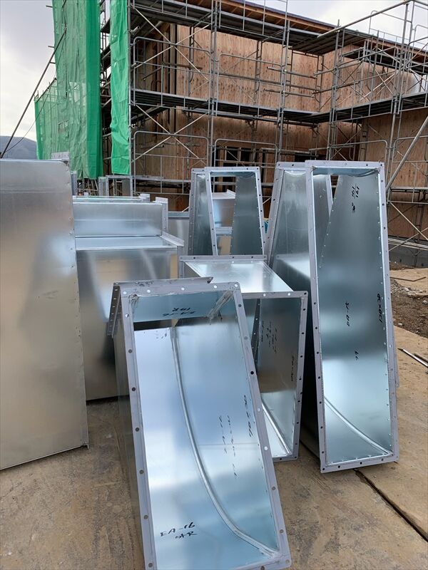 茨城県石岡市ダクト工事